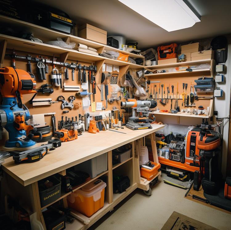 storage solutions for small woodworking shop