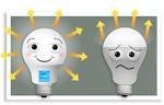 LEDs are “directional” light sources, which means they emit light in a specific direction