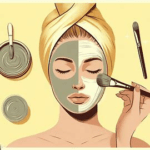 applying a face mask