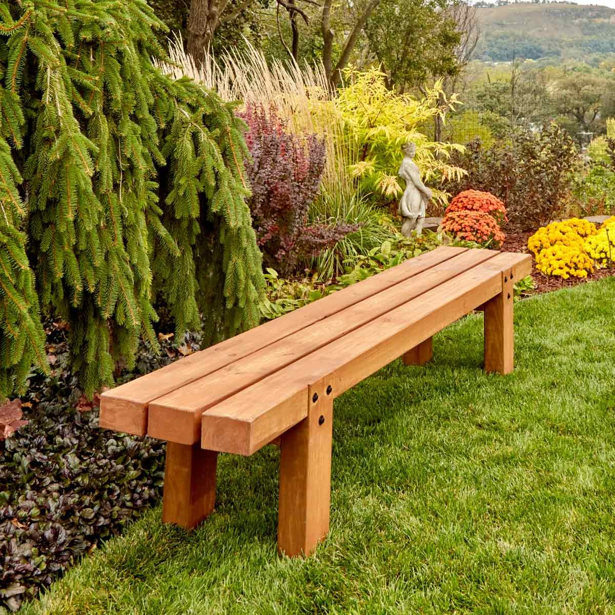 simple wood bench diy