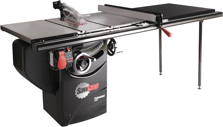  SawStop 10-Inch Professional Cabinet Saw, 3-HP, 52-Inch Professional TGlide Fence System