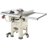 hybrid table saw with enclosed cabinet