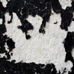 Black paint and white texture