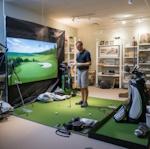 assembling the screen enclosure for diy indoor golf simulations set up