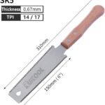 Woodworking Hand Saw, Japanese Pull Saw, SK5 Flexible Blade, Precision Cutting, Woodworker Gift, Double Edged Design, 6" Saw, RUITOOL Hand Saw