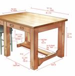 measuring kitchen table dimensions