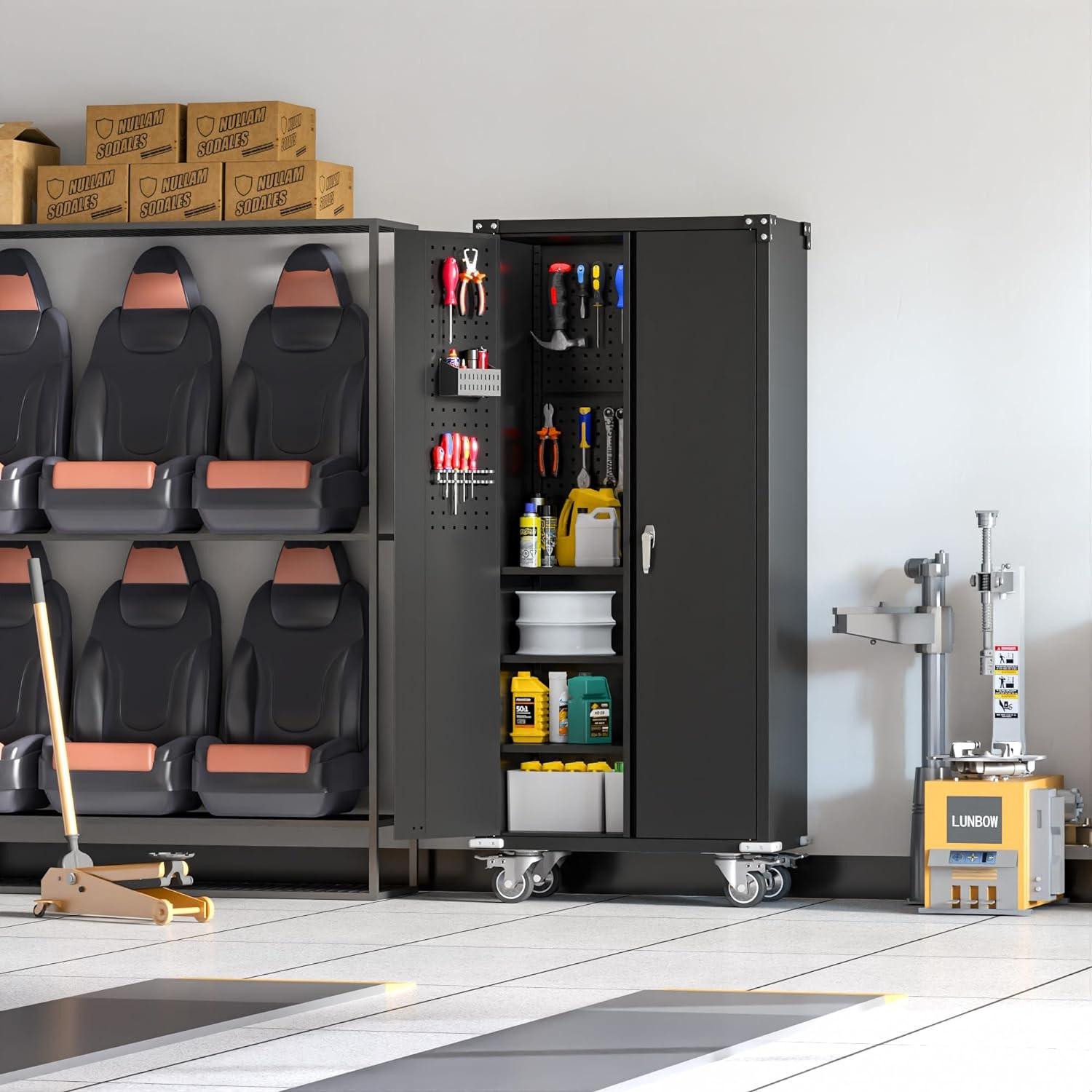 A Game-Changer for Tool Organization – Generic Metal Garage Cabinet Review
