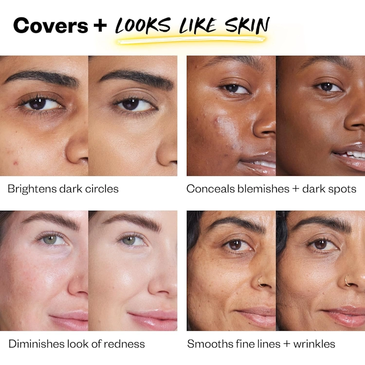Kosas Revealer Concealer - Medium Coverage Makeup with Hyaluronic Acid, Conceals Dark Circles Under Eyes, Dark Spots and Blemishes + Brightens, Hydrates